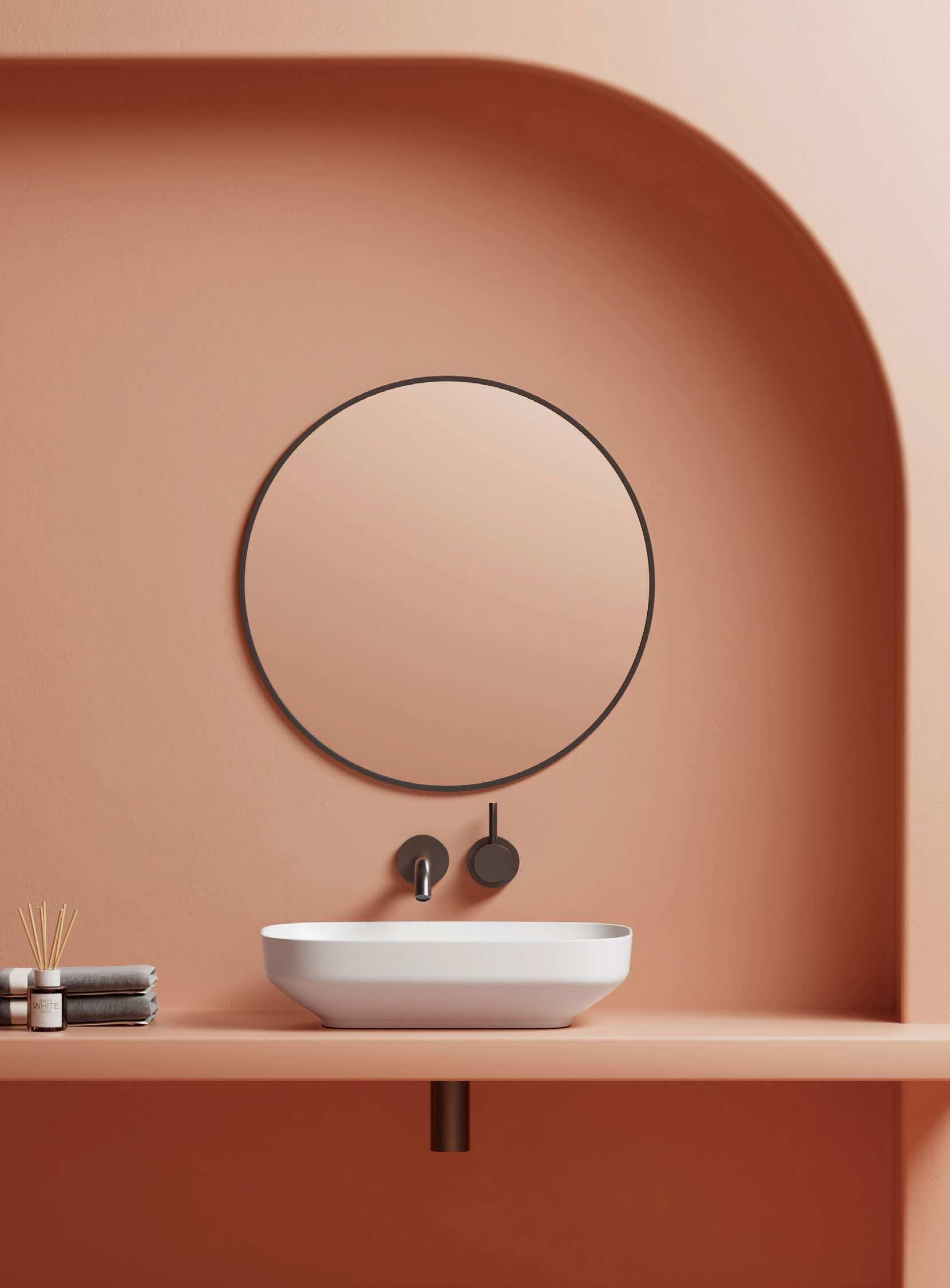 Close up of premium ceramic texture